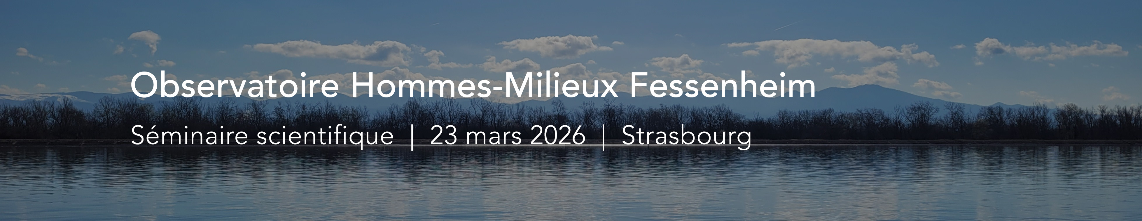 OHM Fessenheim - Séminaire 2026>